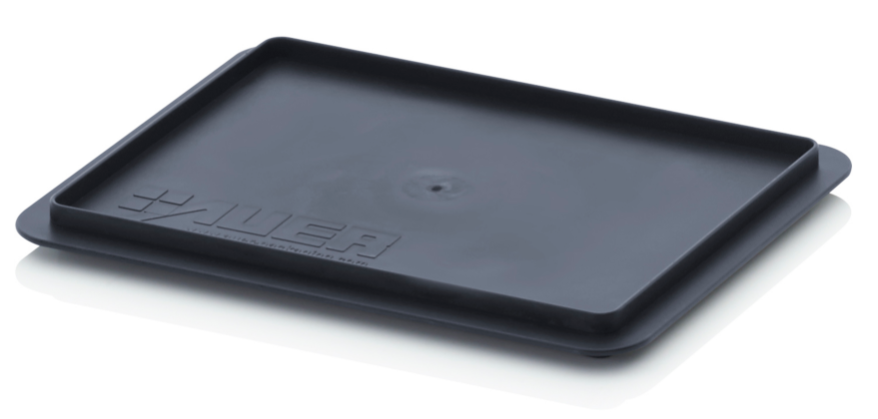 ESD ELECTRICALLY CONDUCTIVE LID FOR EURO CONTAINERS