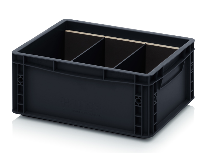ESD TRANSVERSE DIVIDERS FOR ESD EURO CONTAINERS